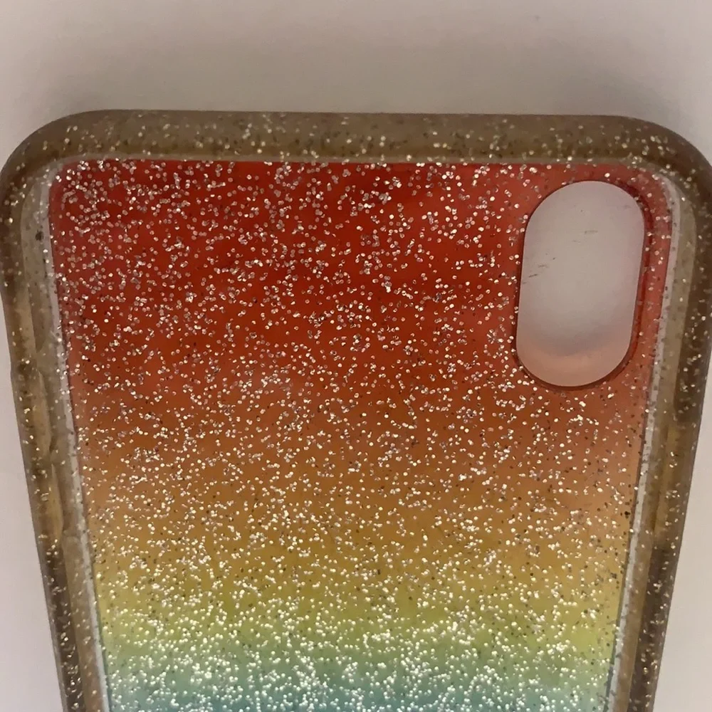 iPhone X Case, Sonix, Rainbow Glitter
